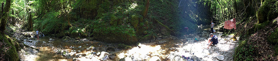 In einem Gorge nahe St. Claude