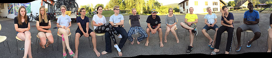 Abschlussrunde in Mentenol